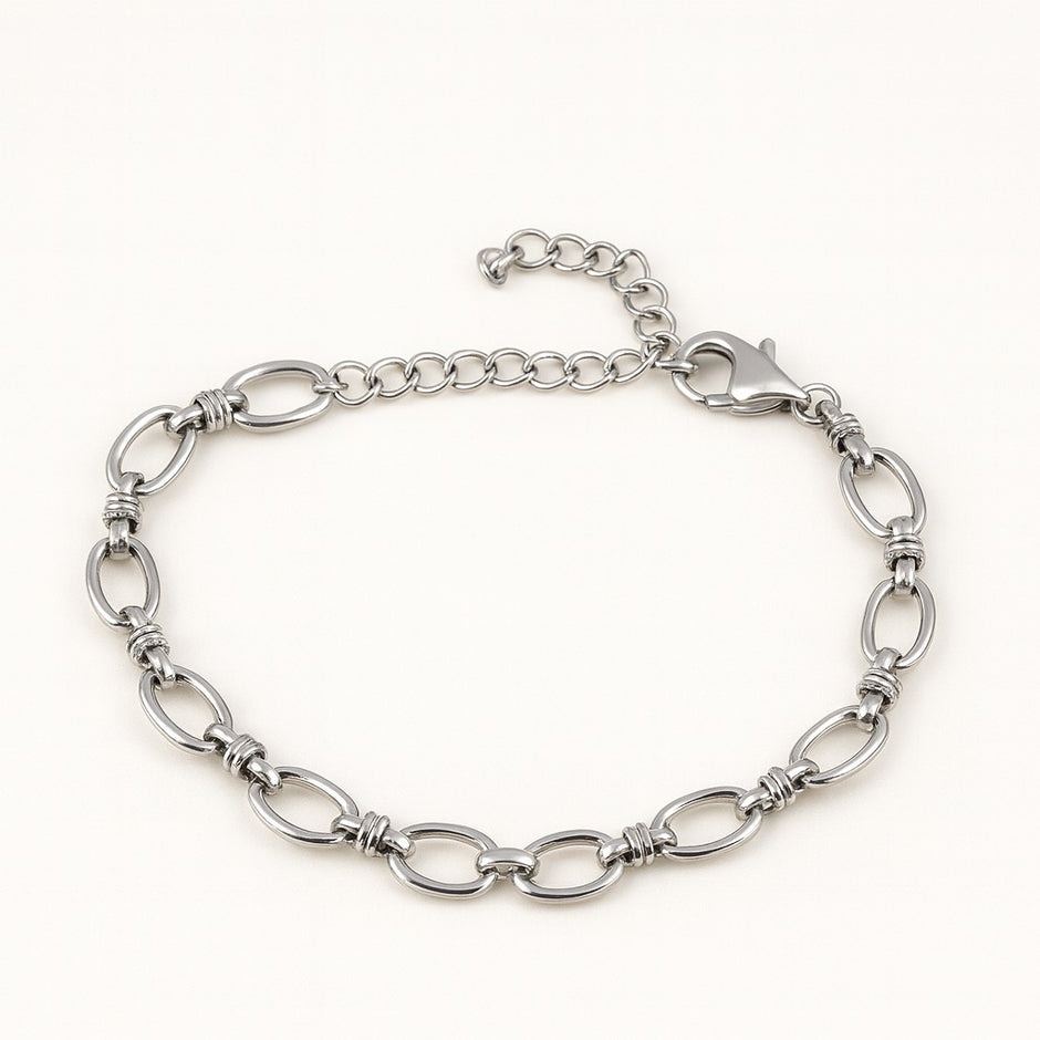 Pulsera Eslabones de Acero