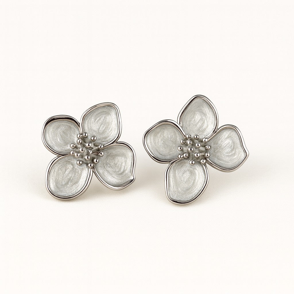 Pendientes Flor de Nieve