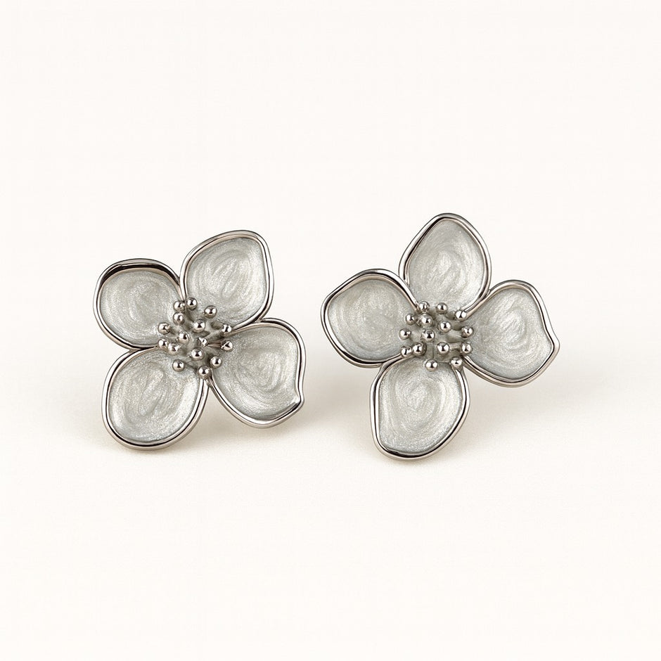 Pendientes Flor de Nieve