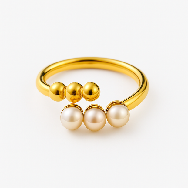 Anillo Trío de Perlas